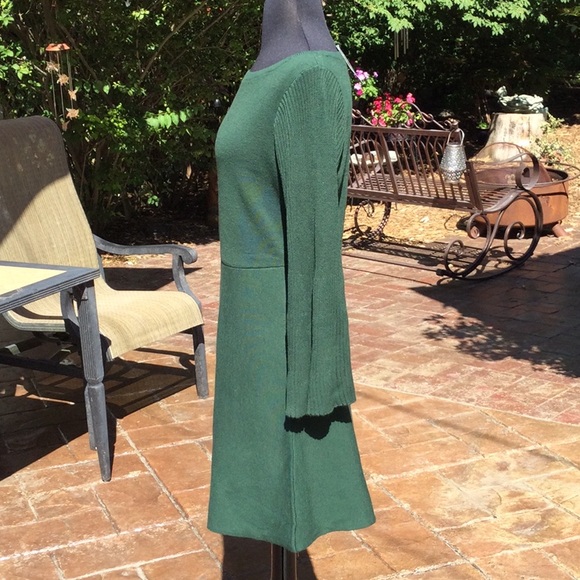 NWT Ann Taylor green sweater dress MP - Picture 3 of 9